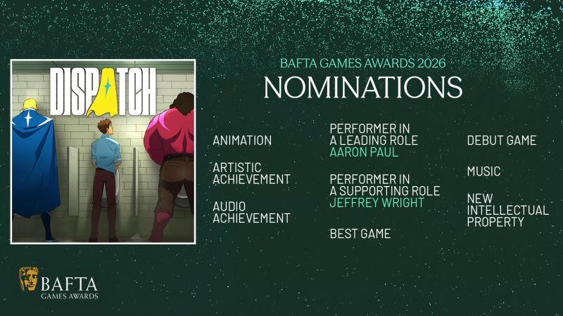 Nine BAFTA Nominations for Dispatch